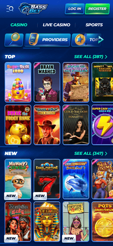 BassBet casino screenshot
