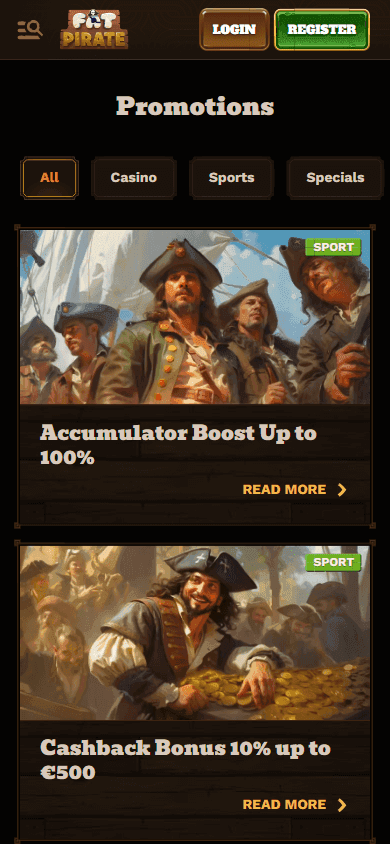 FatPirate casino screenshot