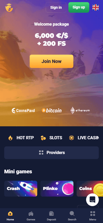 Joo Casino casino screenshot