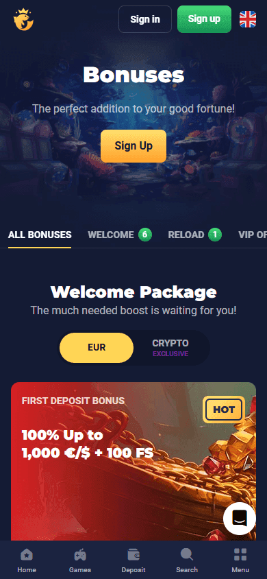 Joo Casino casino screenshot