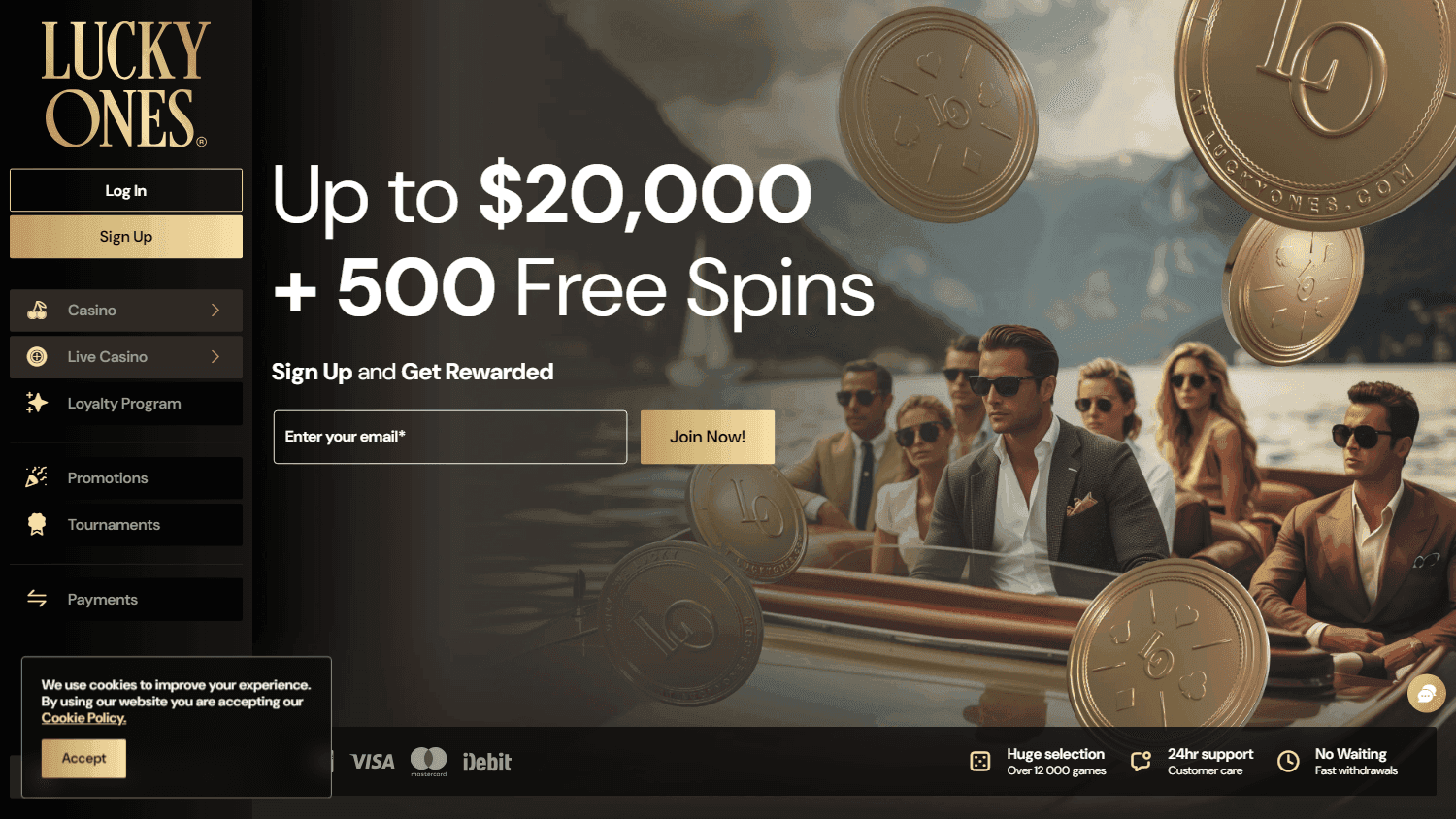 Lucky Ones casino screenshot