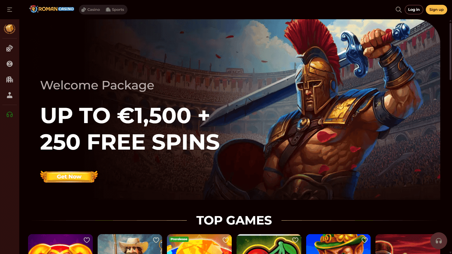 romancasino casino screenshot