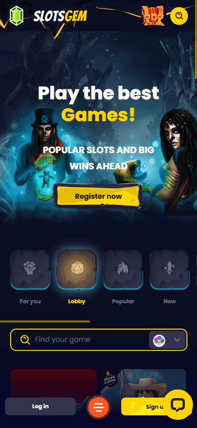 slots gem casino screenshot