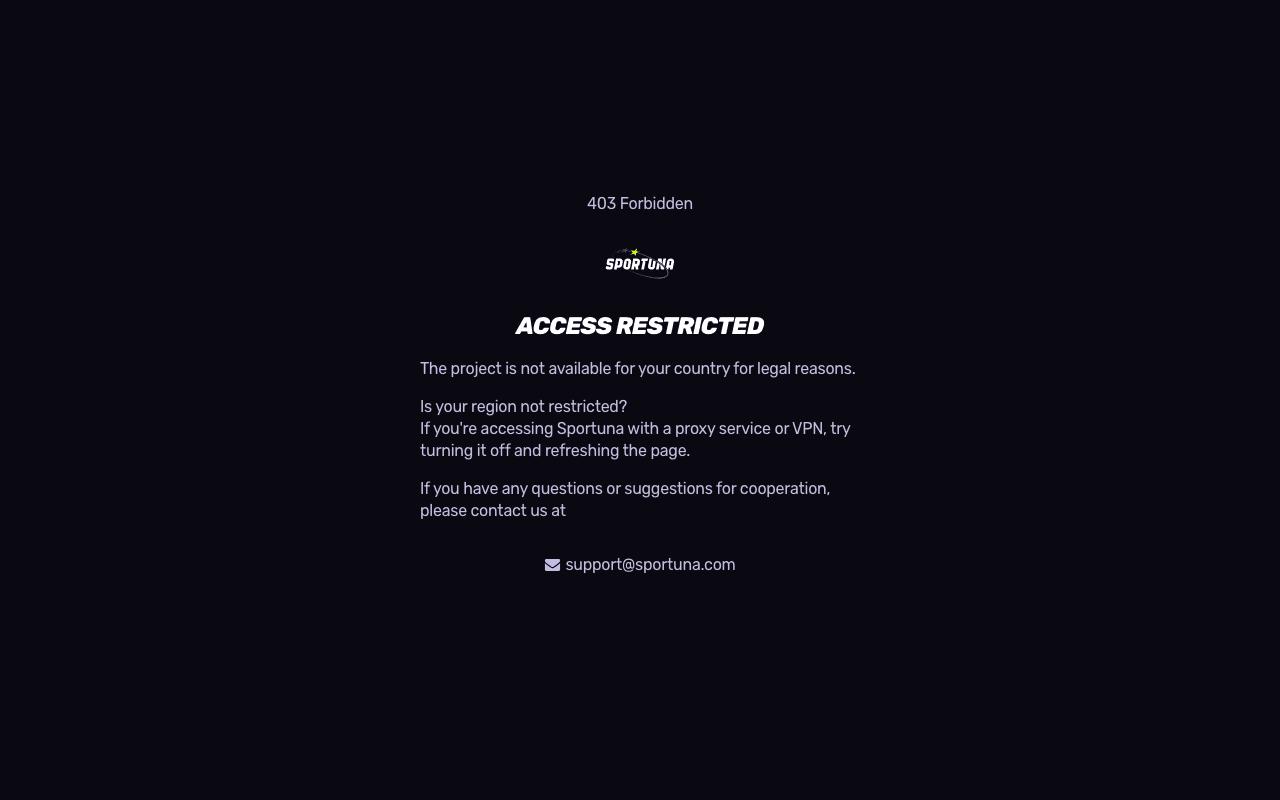Sportuna screenshot