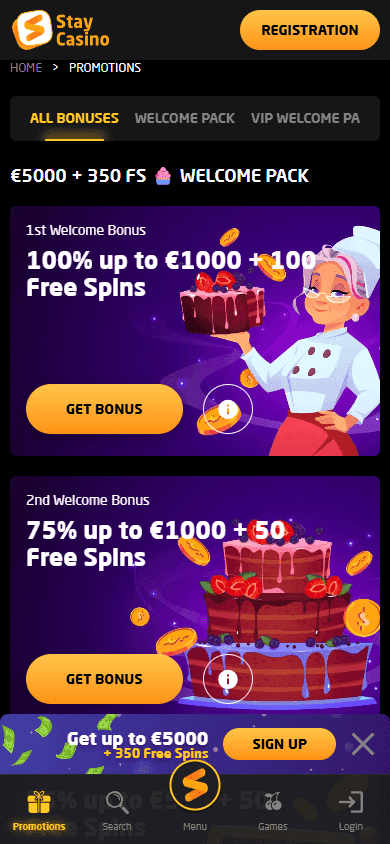 StayCasino casino screenshot
