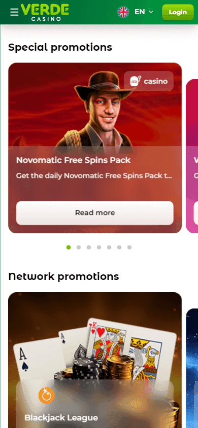 verdecasino casino screenshot